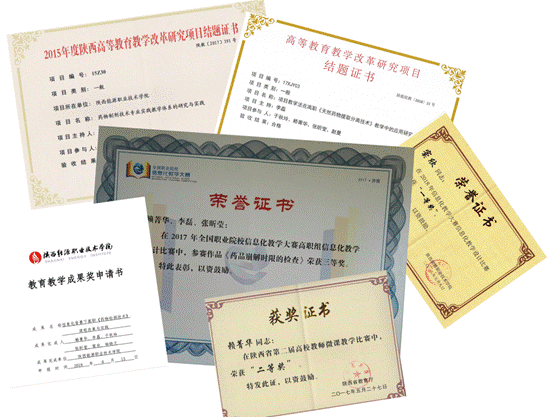 说明: 荣誉证书